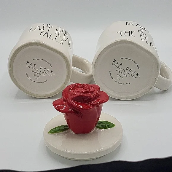 Rae Dunn Beauty and The Beast Mugs by Magenta - Picture 8 of 8